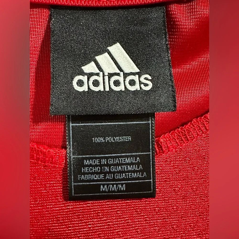 ADIDAS NEBRASKA CORN HUSKERS red Football Jersey #3 size Medium oversized fit